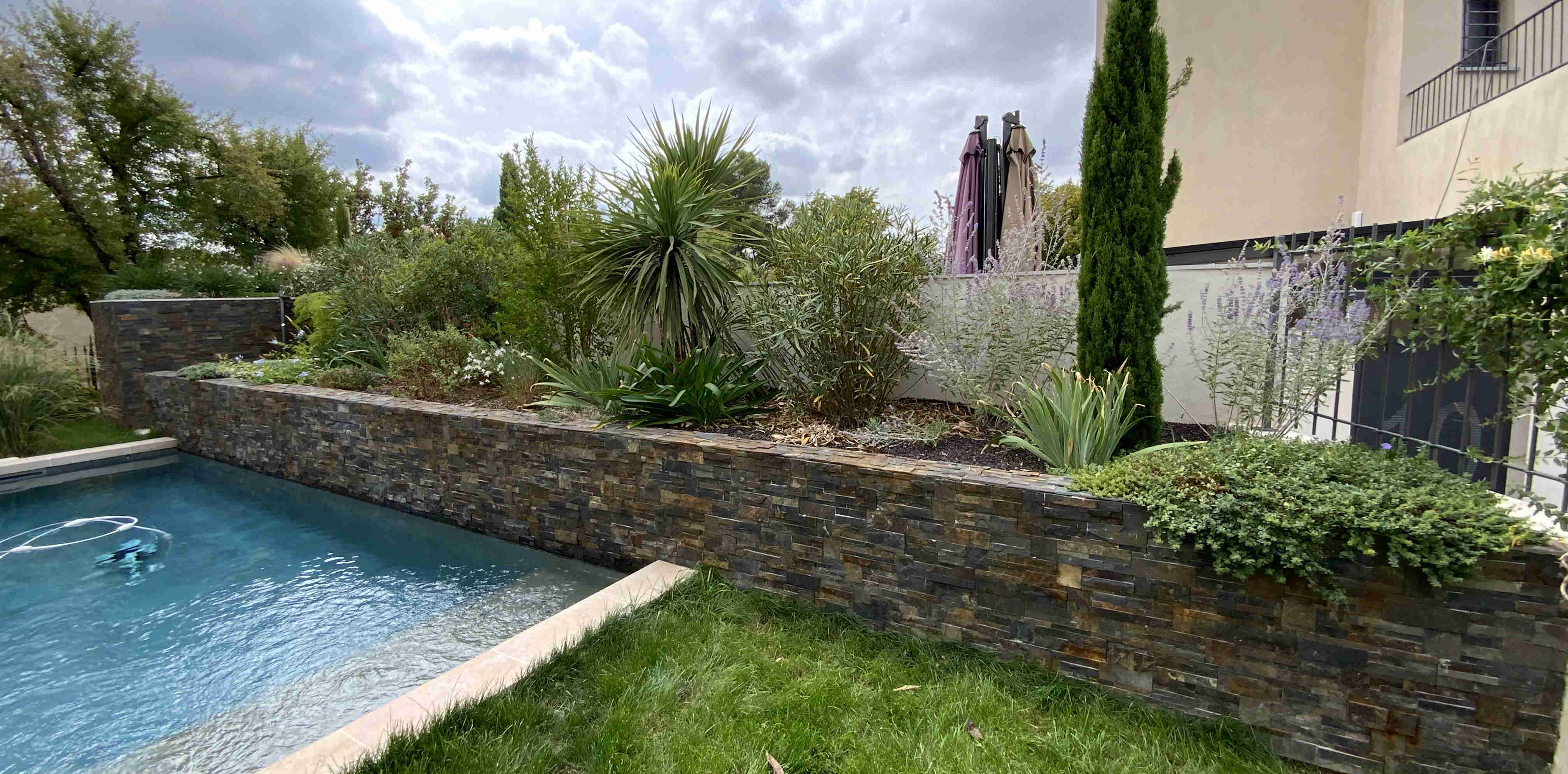 massif piscine